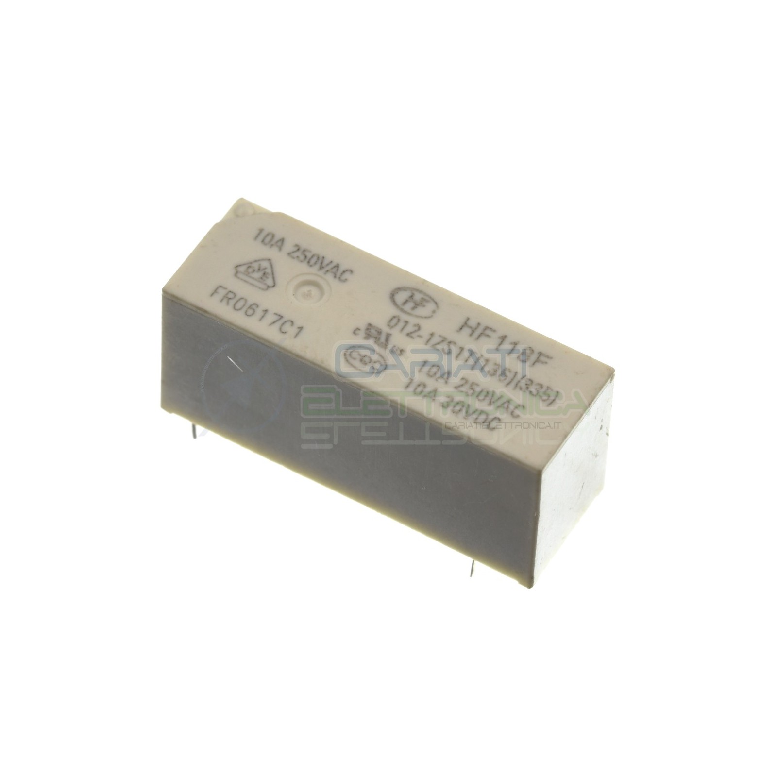 Relè relay Hongfa HF118F 012-1ZS1T bobina 12VDC SPDT 10A 5 pin HONGFA RELAY