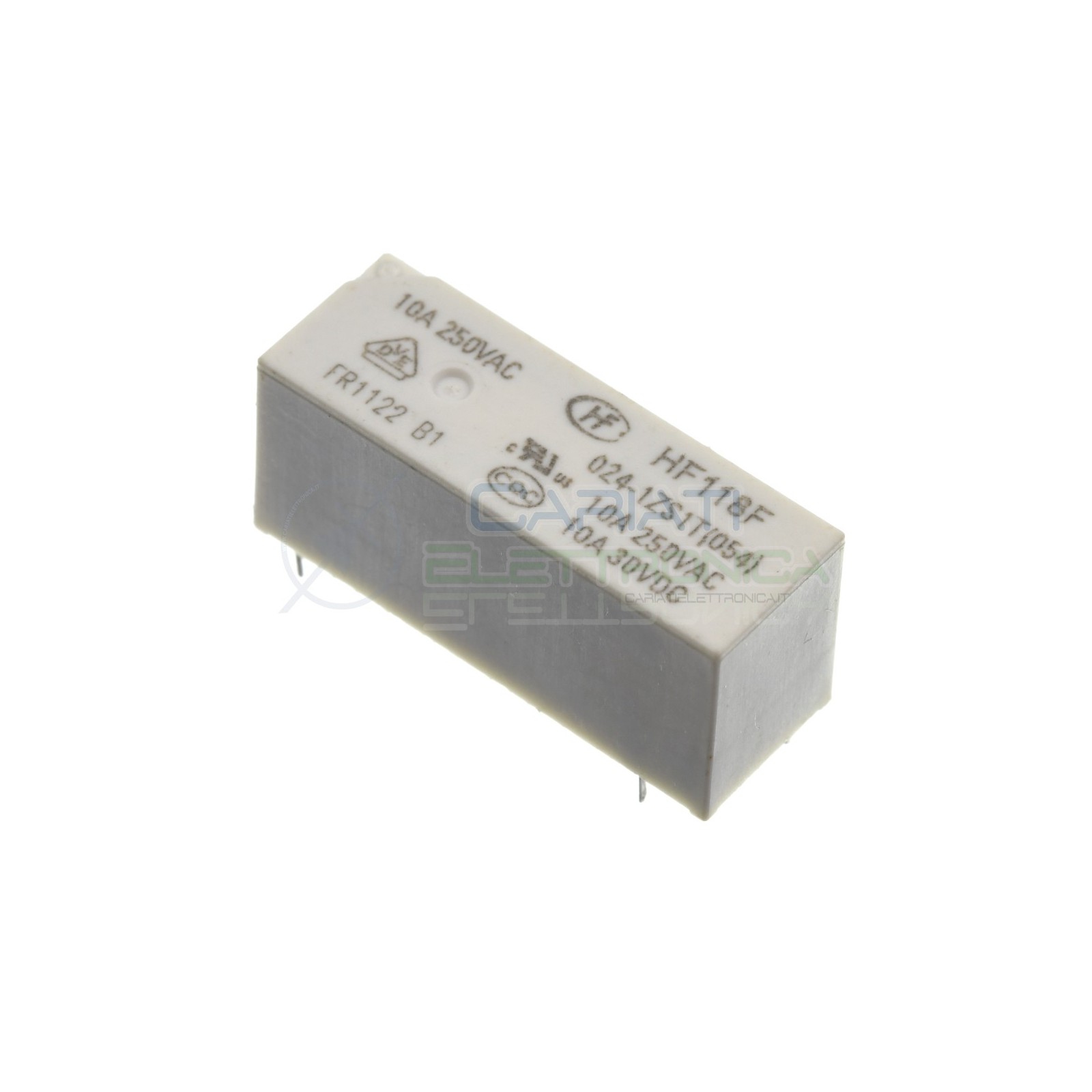 Relè relay Hongfa HF118F 024-1ZS1T bobina 24VDC SPDT 10A 5 pinHONGFA RELAY