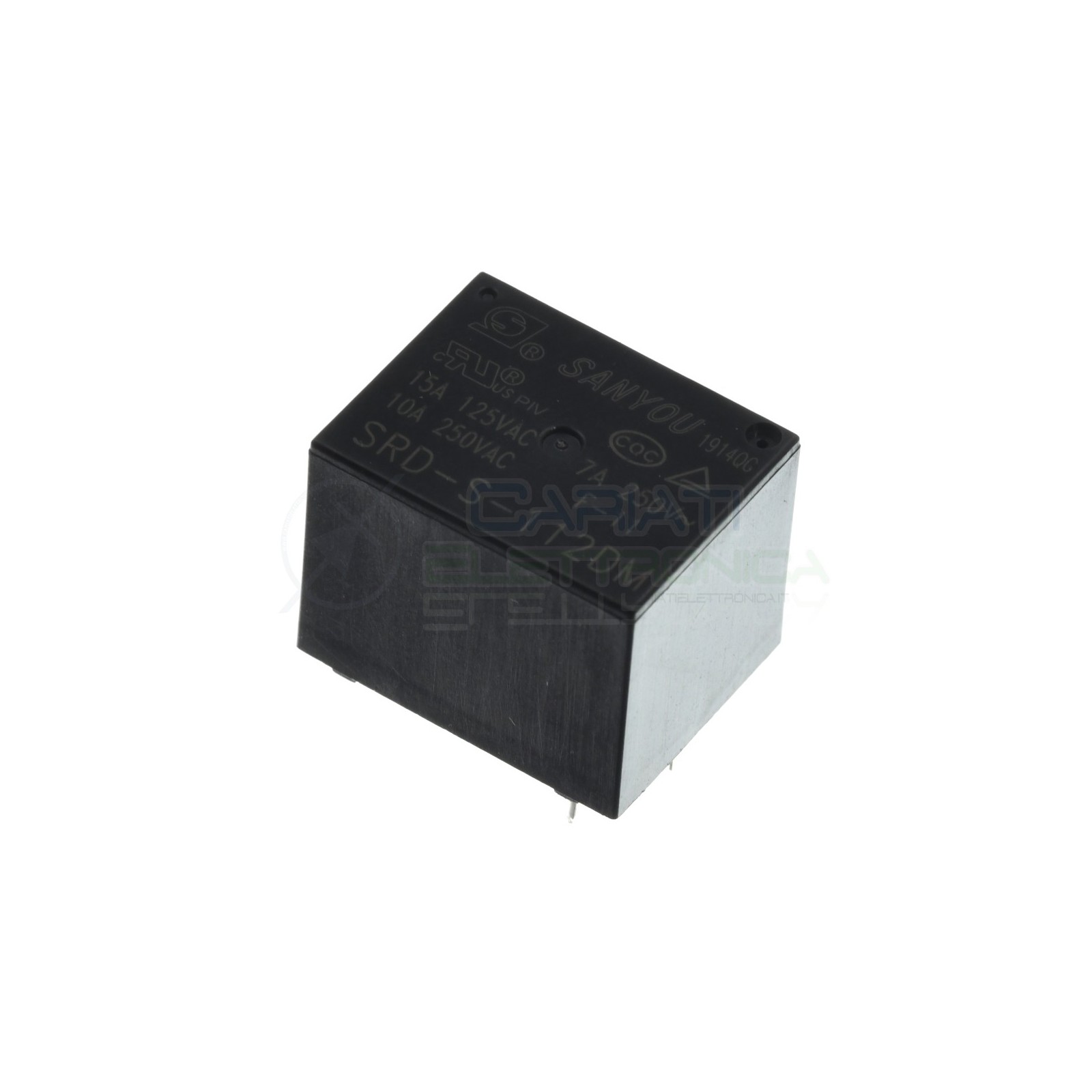 Relè relay Sanyou SRD-S-112DM bobina 12VDC SPST 10A 250Vac 4 pin Sanyou