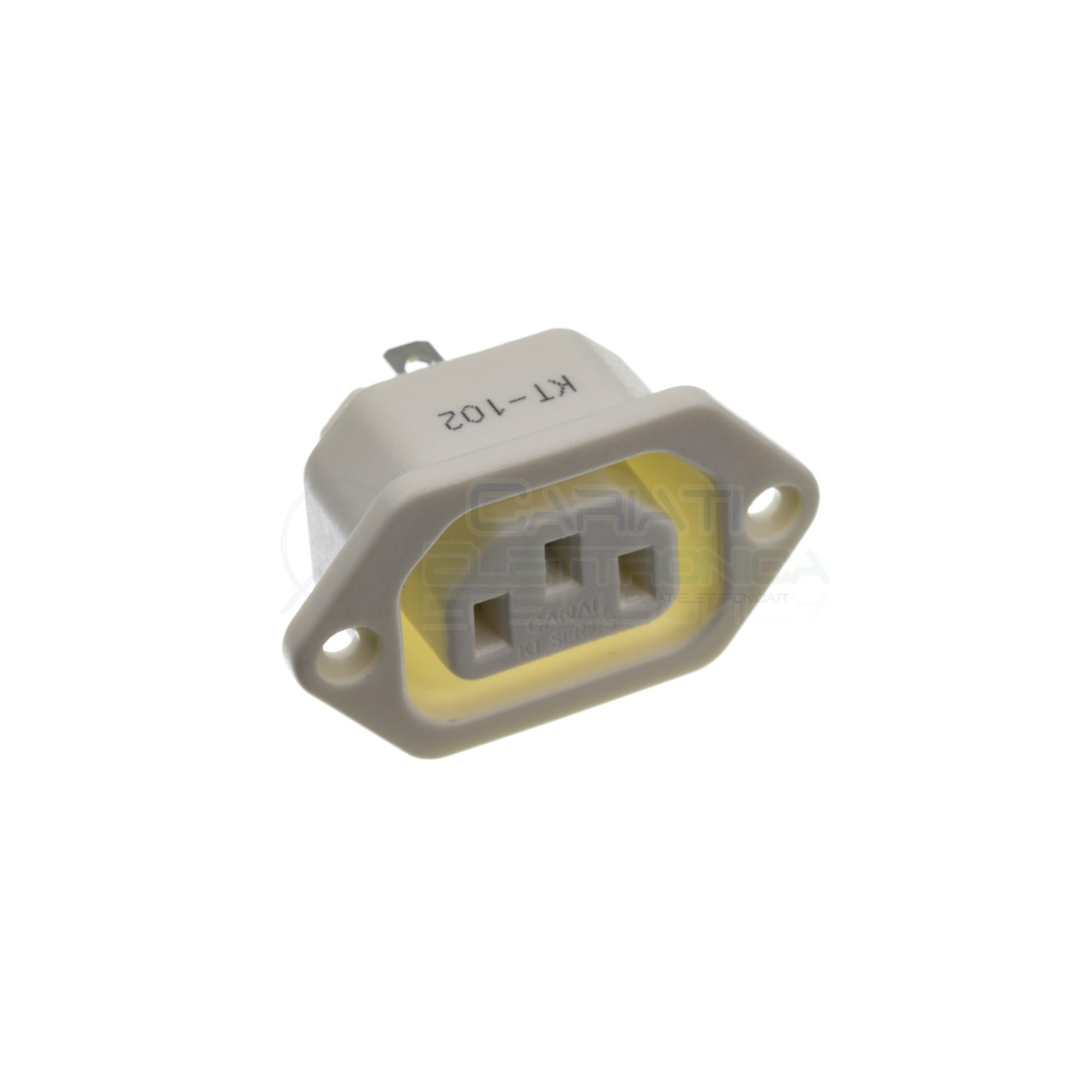 Presa alimentazione ac da pannello 250V 10A femmina connettore spinaGenerico