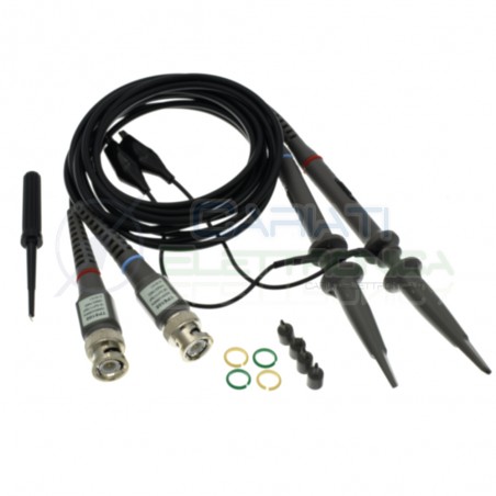 Coppia di Sonde per oscilloscopio TP6060 20/40/60Mhz e TP6100 100MhzGenerico