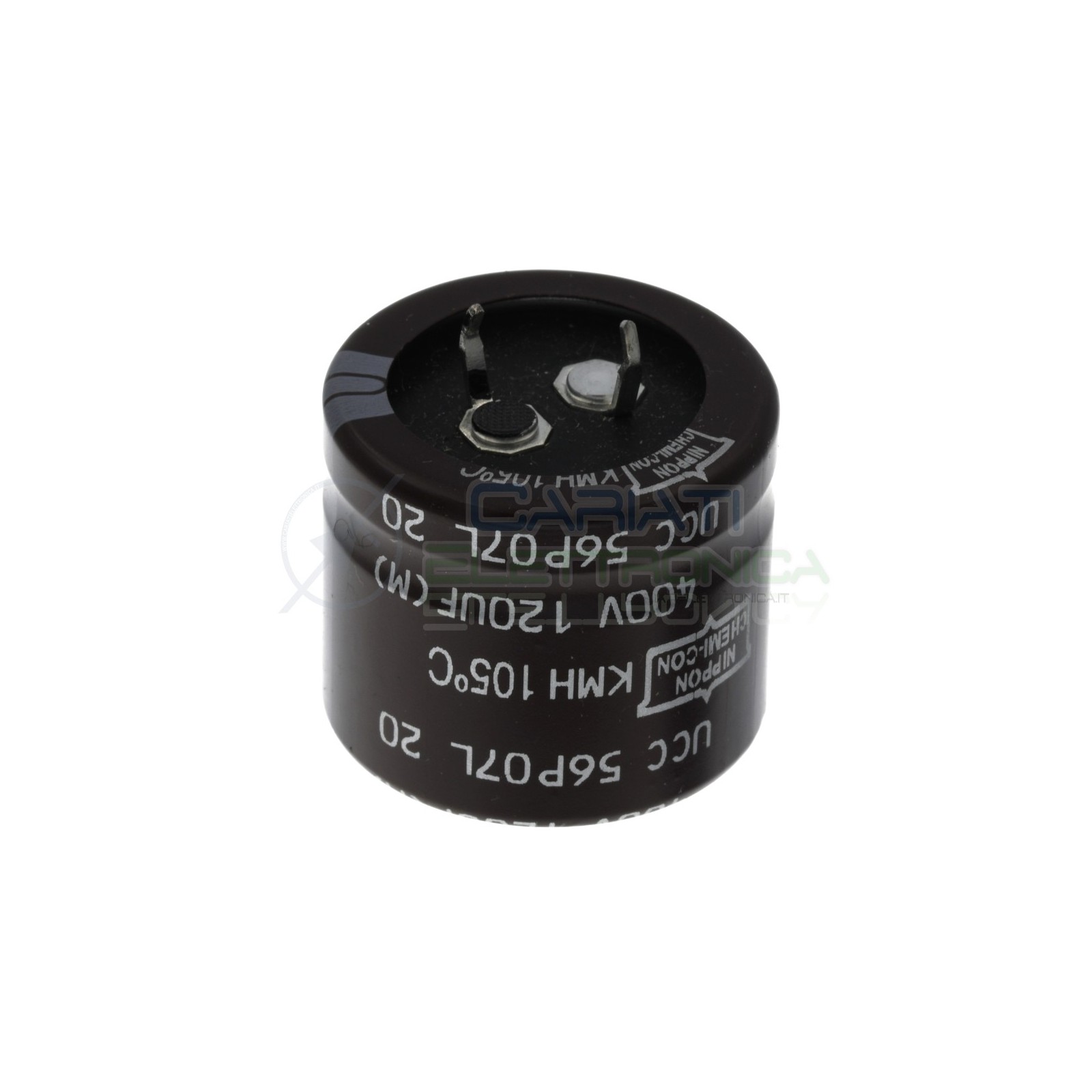 Condensatore elettrolitico 120uF 120 uF 400V 105°C snap in 25x30mm Nippon Chemi-con Nippon Chemi-con