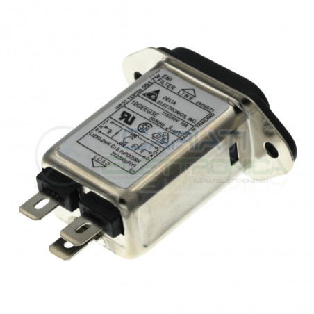 Filtro di Rete EMI Connettore IEC da pannello 10A 10GEEG3E Delta elettronics
