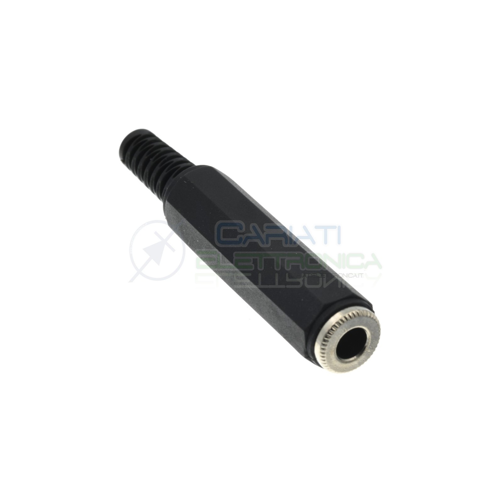 Presa jack femmina mono volante 6.3mm 6.3 mm con passacavo connettoreGenerico