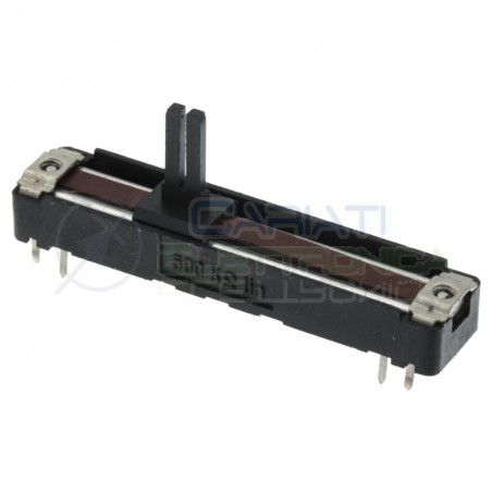 Potenziometro a slitta 500K mono lineare 60mm 500kohm B500K slide Audio Mixer Cosocomi