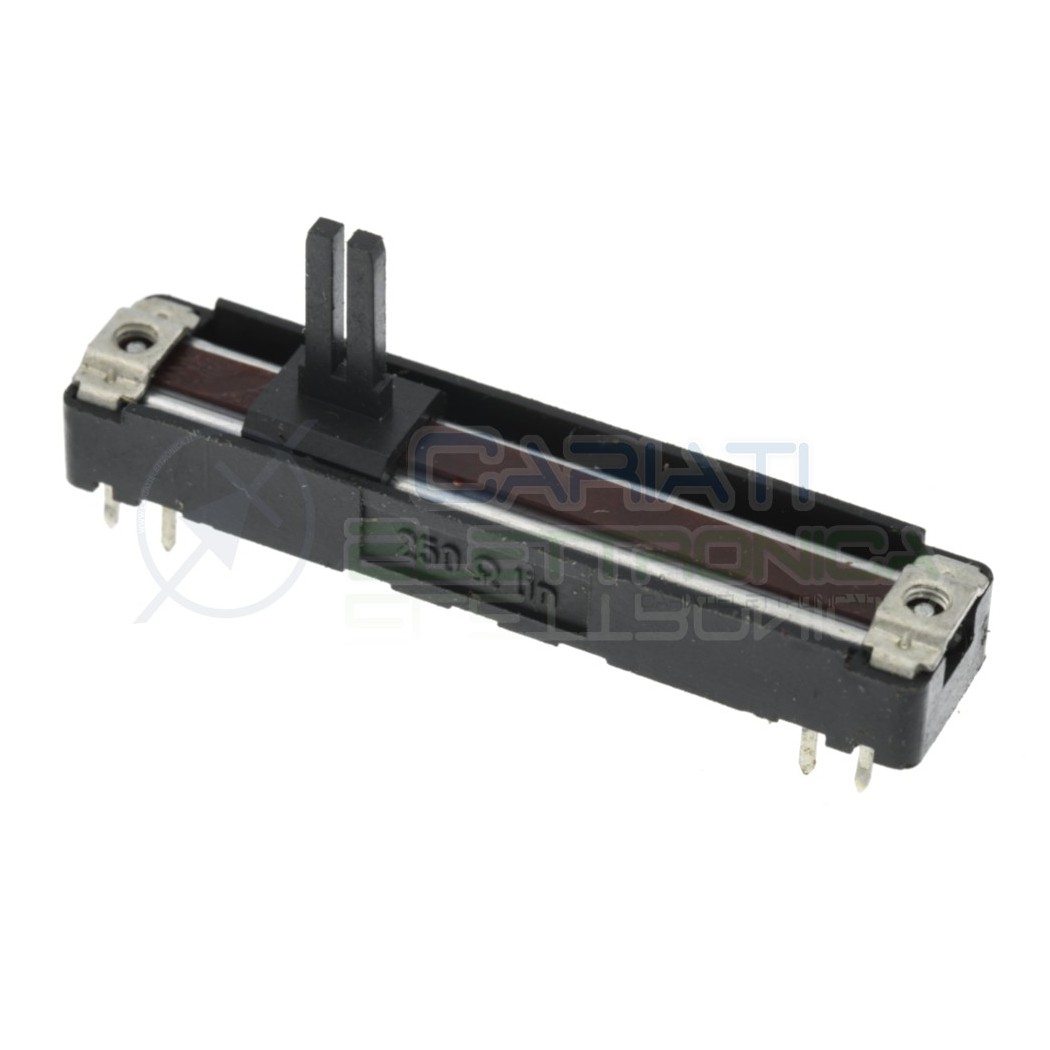 Potenziometro slider Mono a slitta Lineare 60mm 250ohm B250 Audio MixerCosocomi