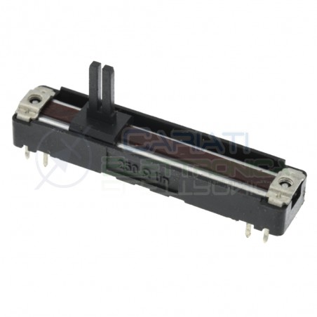 Potenziometro slider Mono a slitta Lineare 60mm 250ohm B250 Audio MixerCosocomi