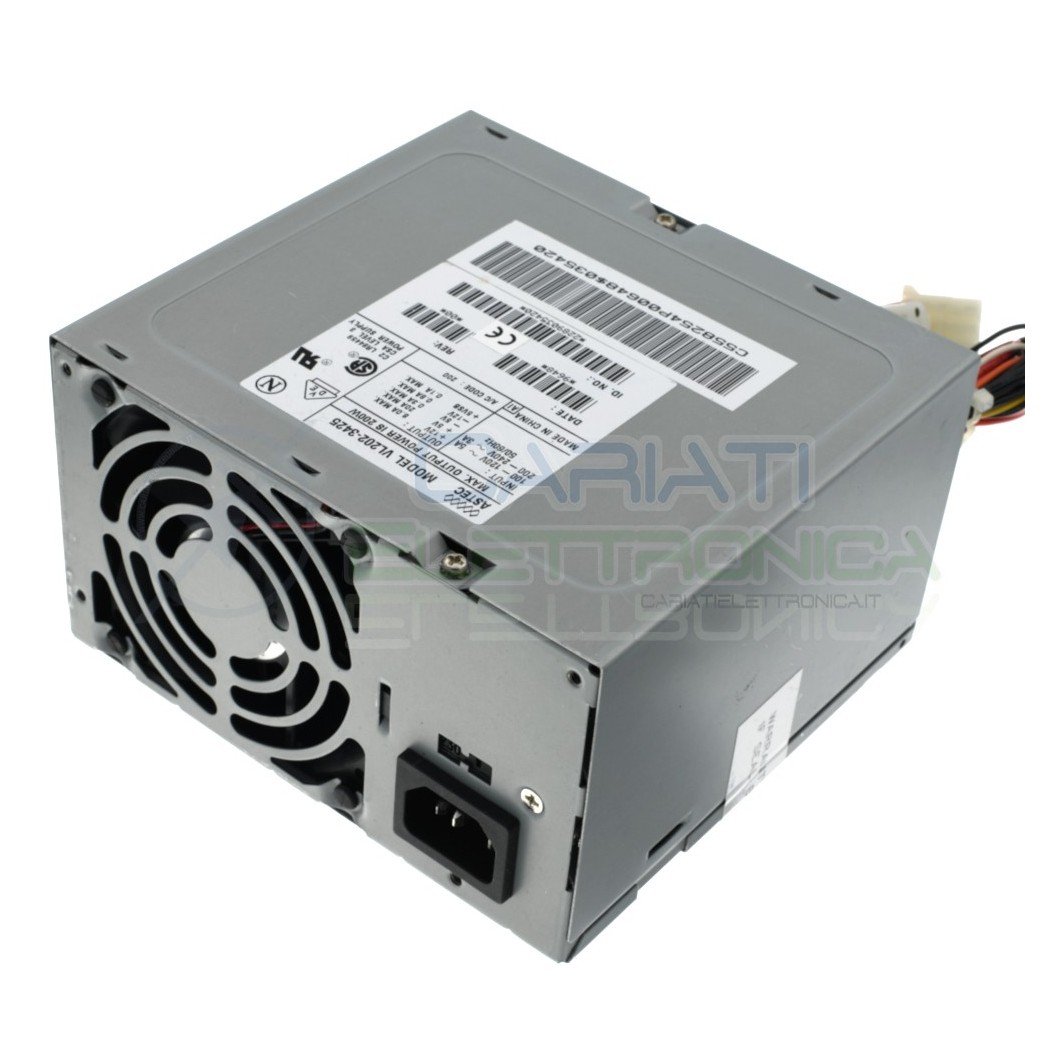 Alimentatore TX Astec VL202-3425 220V 200Watt uscita 12V 8A e 5V 20A