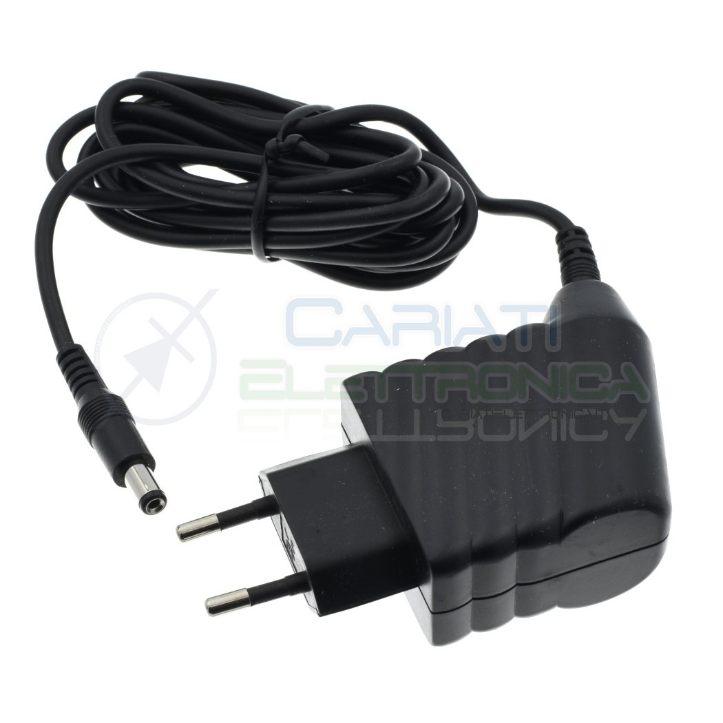 Alimentatore trasformatore 3,3V 3A Switching nero con jack 5.5/2.1 mm