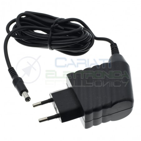 Alimentatore trasformatore 3,3V 3A Switching nero con jack 5.5/2.1 mm