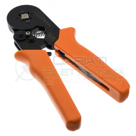 Pinza per terminali a boccola capicorda isolati e non cavo Awg23-10 0.25-6mm2