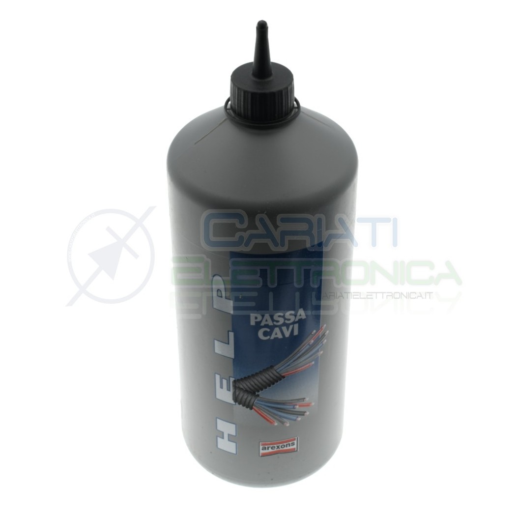 Lubrficante liquido Help passa cavi Arexons per passaggio cavi elettrici 1 litro Arexons