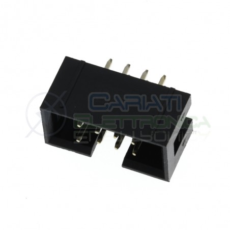 2 pezzi di Connettore IDC maschio 8 Poli Pin per Cavo Piatto Flat CableGenerico