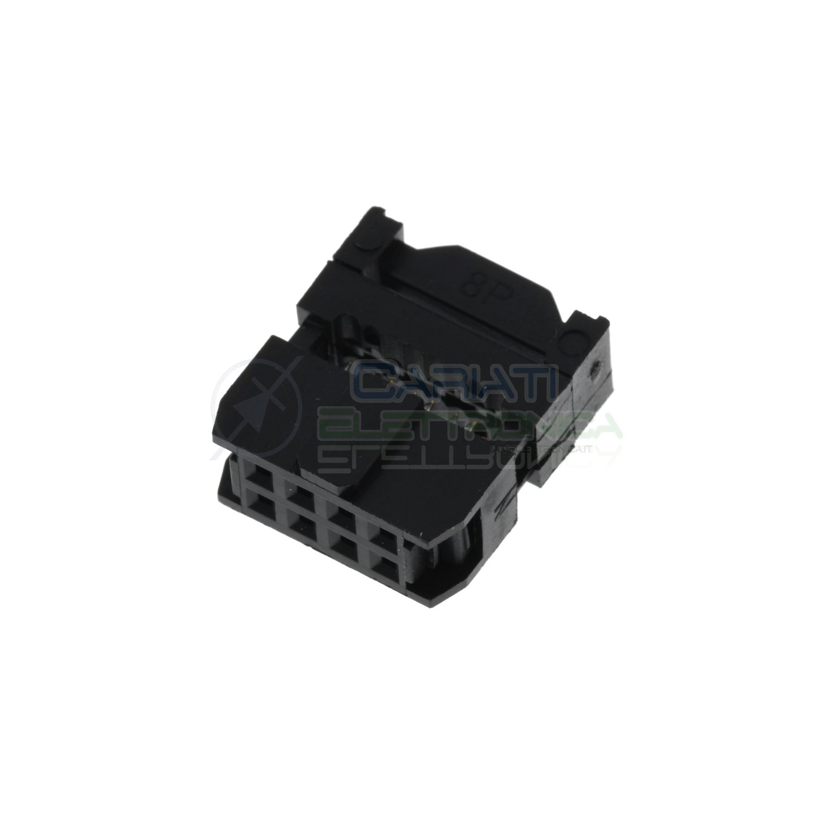 2 pezzi di Connettore IDC femmina 8 Poli Pin per Cavo Piatto Flat Cable Generico