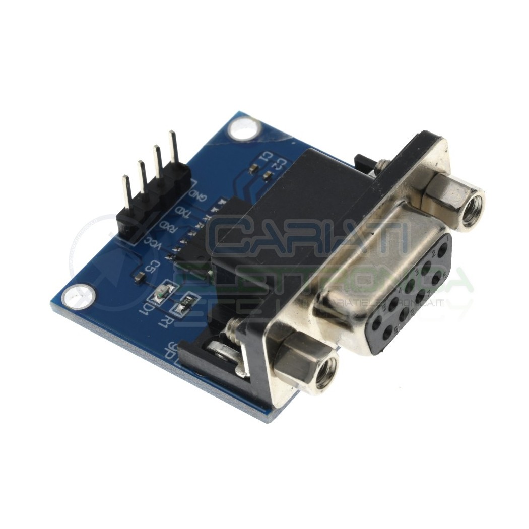 TTL MAX3232 Arduino Pic Raspberry db9 scheda modulo convertitore seriale RS232 
