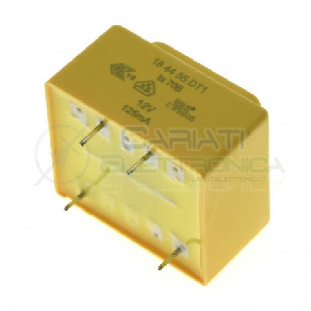 Trasformatore incapsulato 1,5VA 230V singola Uscita 12V HR-Italia Industria