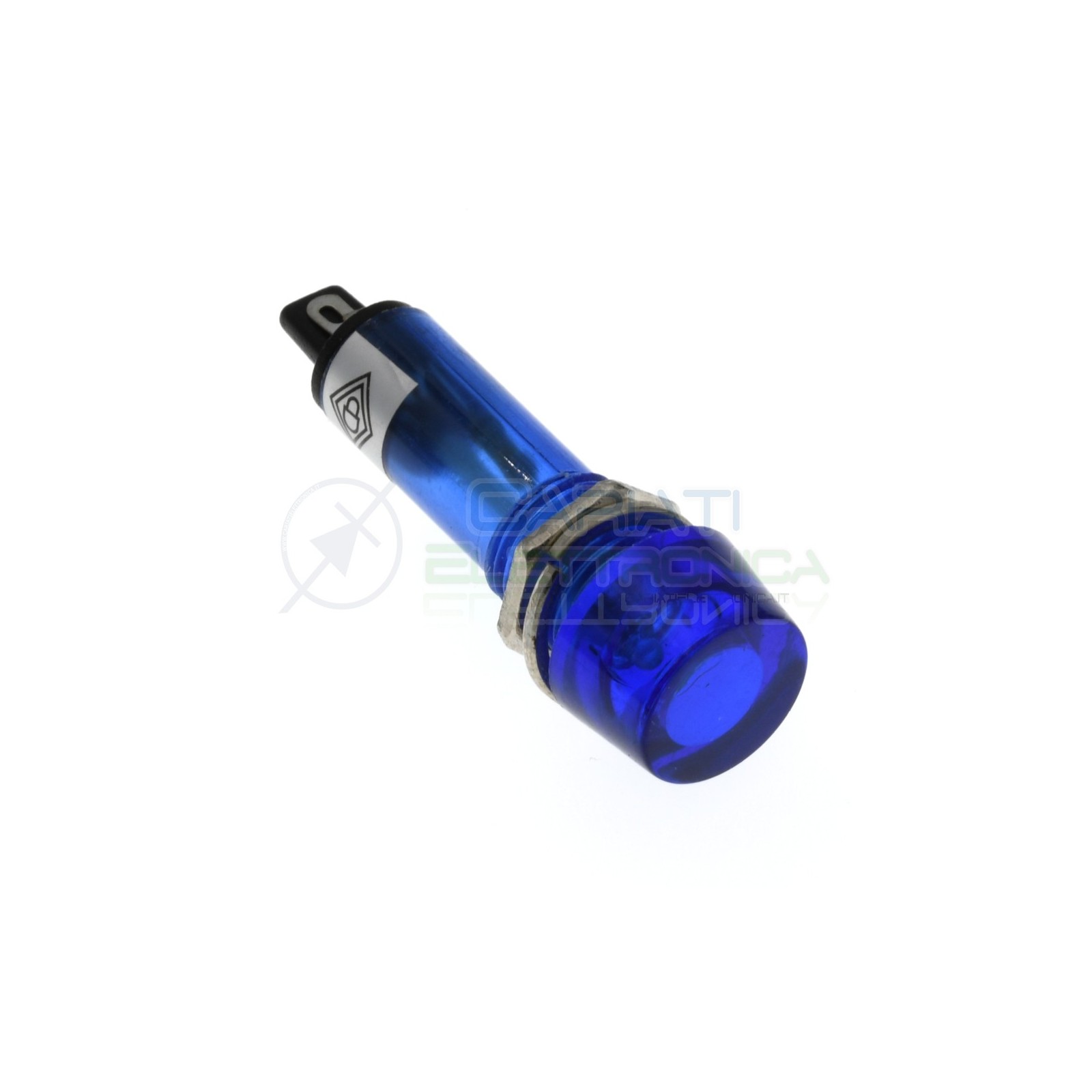 Spia di segnalazione luminosa Blu 220V 220Vac da pannello foro 10mm Generico