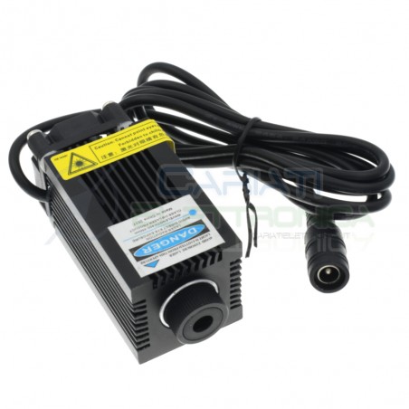 Laser Blu Viola 400/450nm 500mW Classe 3B 12V 500mA incisione cnc Generico