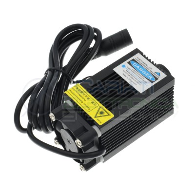 Laser Blu Viola 400/450nm 500mW Classe 3B 12V 500mA incisione cnc Generico