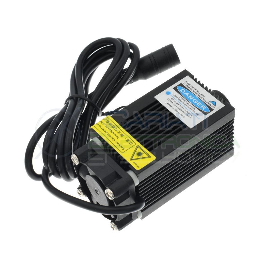 Laser Blu Viola 400/450nm 500mW Classe 3B 12V 500mA incisione cnc G Laser Blu Viola 400/450nm 500mW Classe 3B 12V 500mA incisione cnc G