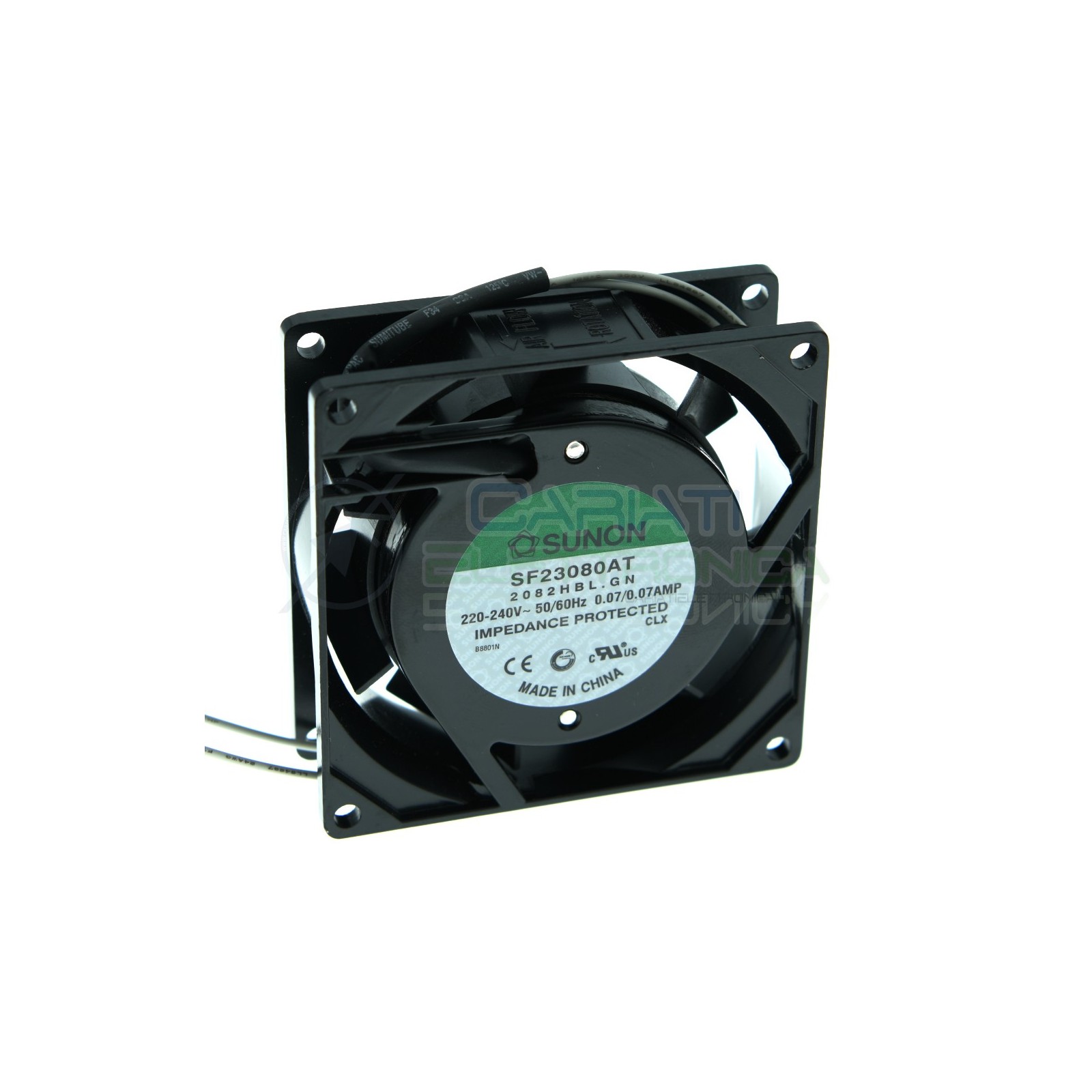 Ventola SUNON 80x80x25mm 220V 230Vac 0.07A 13.5W SF23080AT Dissipazione VentilazioneSunon