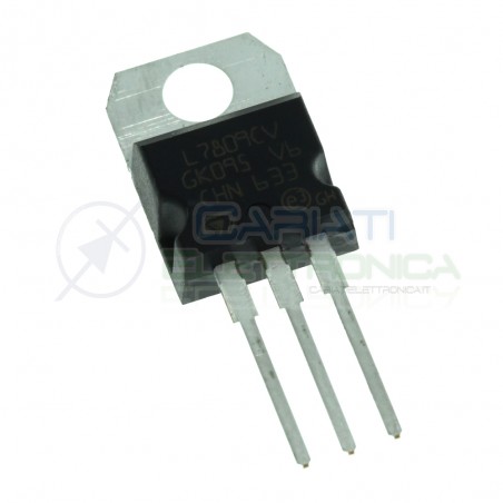 2 PEZZI 7809 L7809CV L7809CV LM7809 Regolatore Stabilizzatore di TensioneST MICROELECTRONICS