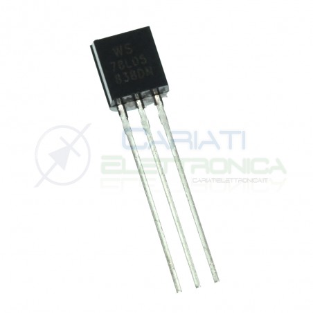 10 PEZZI LM7805 78L05 L7805 UA7805 Stabilizzatore di TensioneGenerico