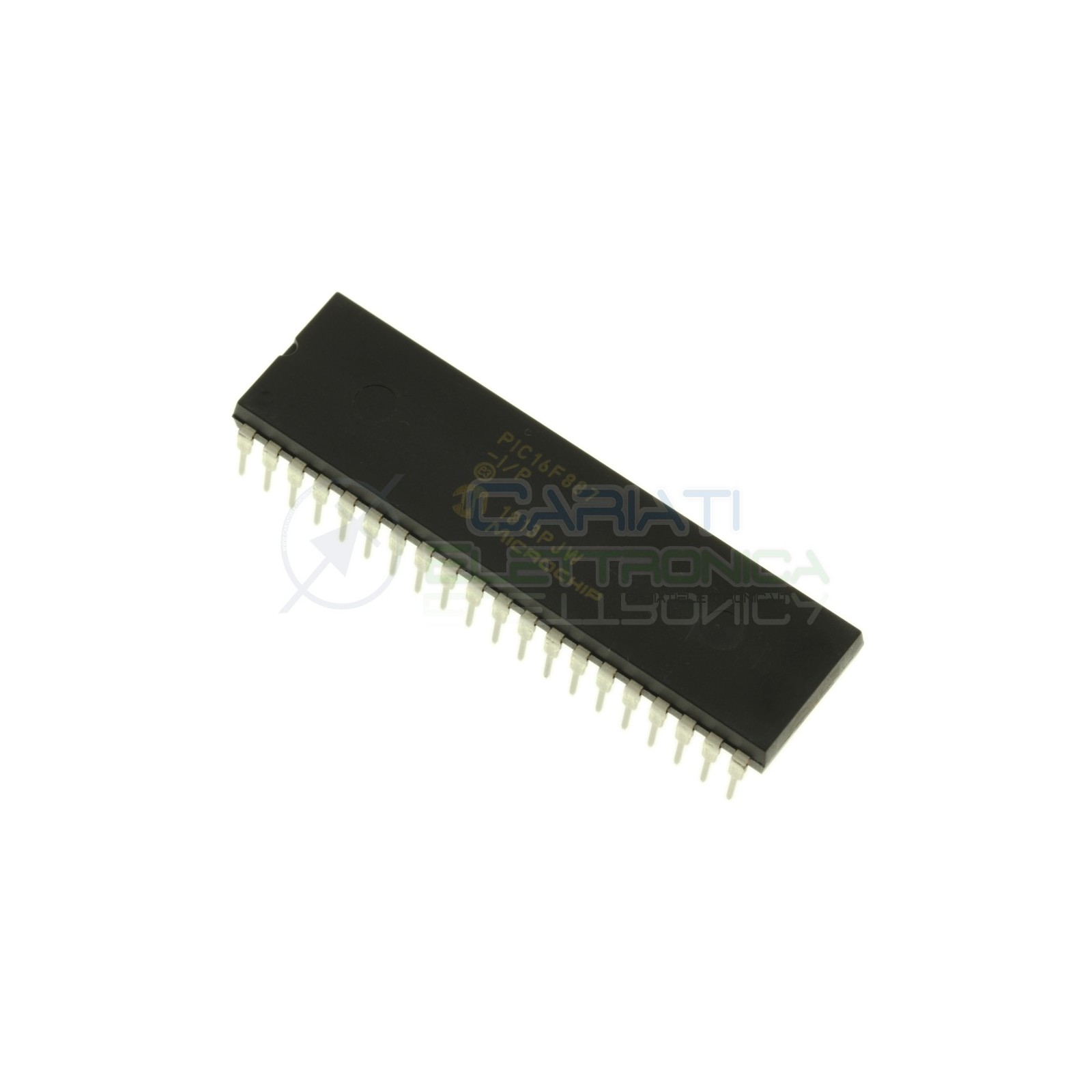 Integrato ic PIC16F887-I/P PIC16F887 16F887 Dip40 20MHz 8bit MicrochipMicrochip