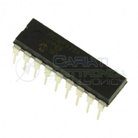 Integrato ic PIC16F628A-I/P PIC16F628A 16F628 Dip18 20MHz 8bit MicrochipMicrochip