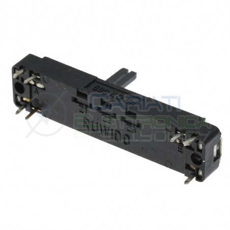 Potenziometro slider Mono a slitta Logaritmico 60mm 25kohm A25K Audio MixerCosocomi