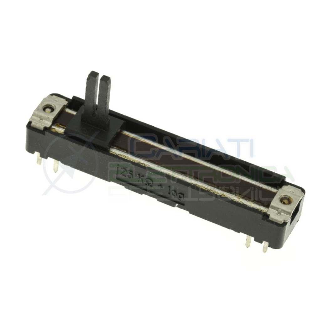Potenziometro a slitta 25K Mono Logaritmico 60mm 25kohm A25K slide Audio Mixer Cosocomi