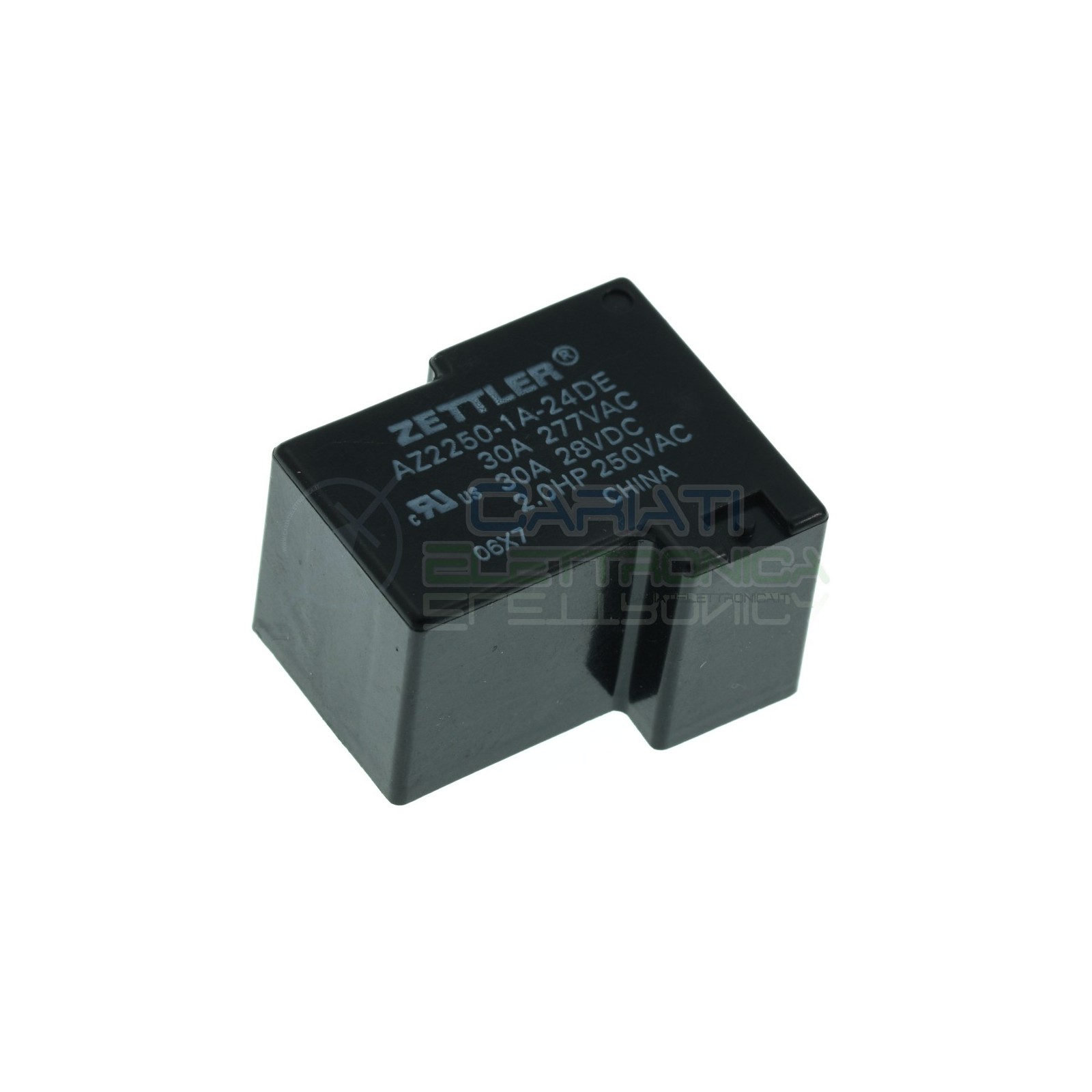 Relè singolo scambio 24V 30A AZ2250-1A-24DE SPST 24Vdc ZETTLERZettler