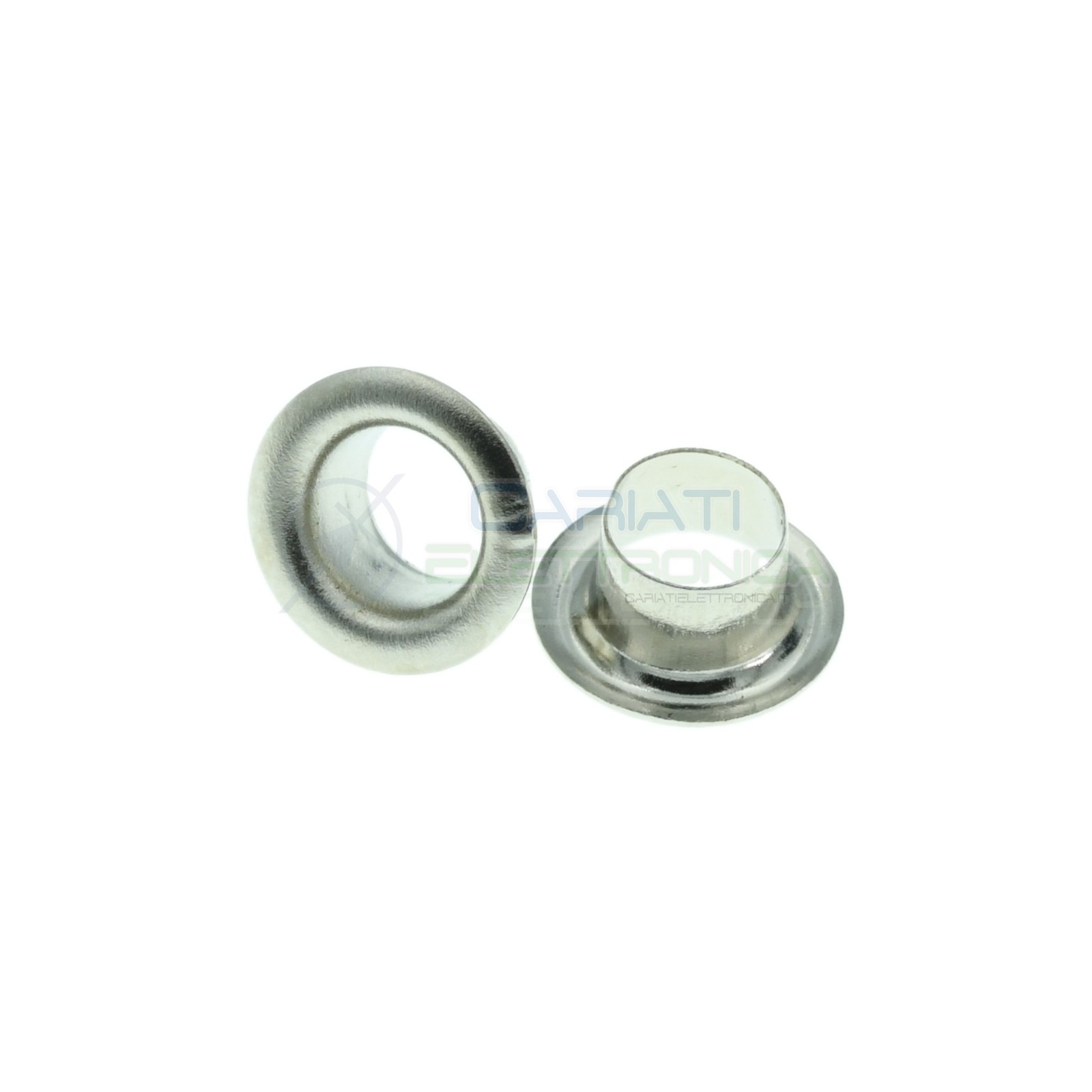 50 Pezzi Rivetti Rivetto da 4mm per fori in ferro cromati Generico