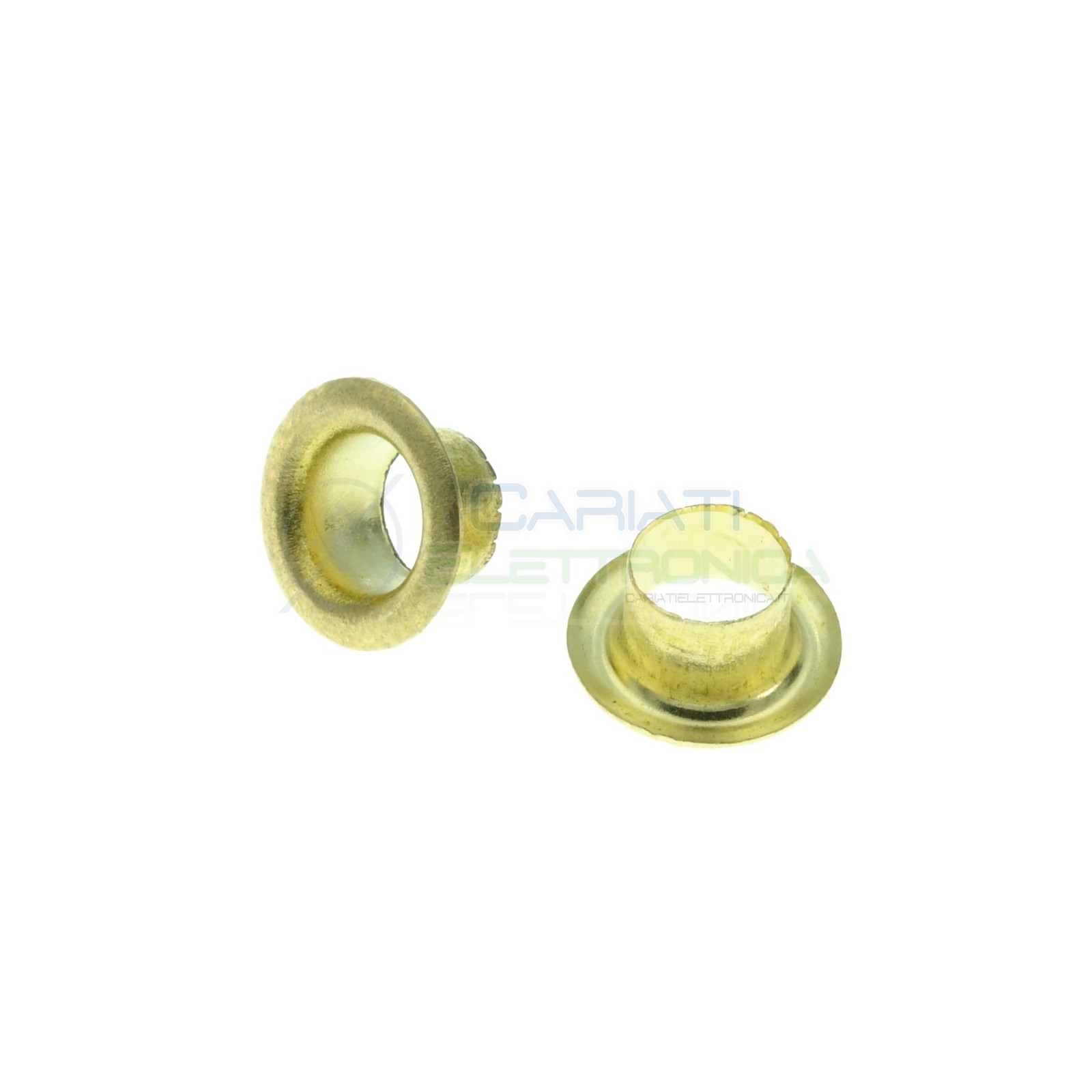50 Pezzi Rivetti Rivetto da 4mm per fori in ferro ottonati Generico