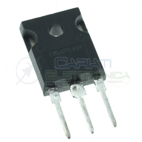 1 Pezzo Transistor IGBT IRG4PC40K G4PC40K 600V 42A 160W TO247ACGenerico
