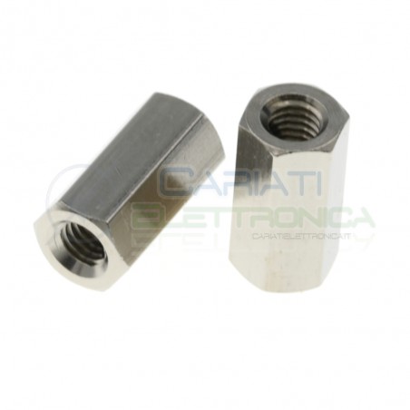 5 Pezzi Distanziale in Metallo F/F M3 10mm Distanziali Distanziatore Chiave M5 Generico