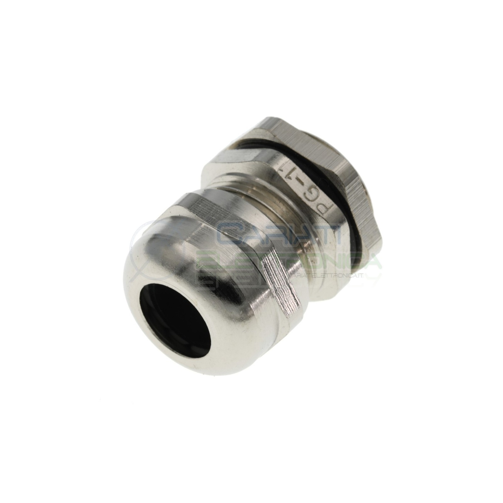Boccola pressacavo passacavo in metallo per cavi 10/5 mm2 Diametro base 18mmGenerico