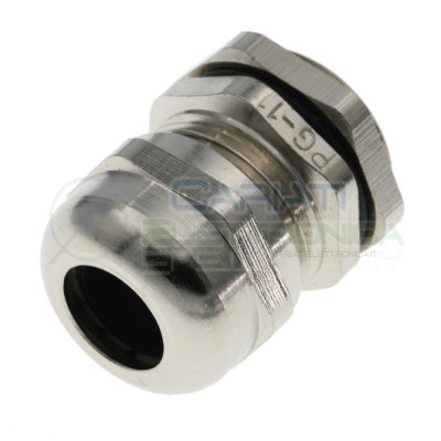 Boccola pressacavo passacavo in metallo per cavi 10/5 mm2 Diametro base 18mmGenerico
