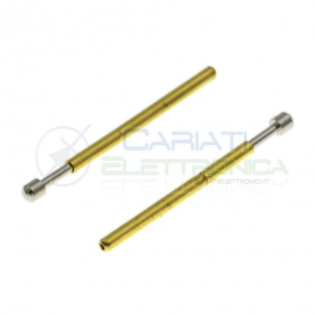 5 PEZZI Sonda test a molla PCB IC P75-D2 di diametro 1.02 mm Spring Probe PinGenerico