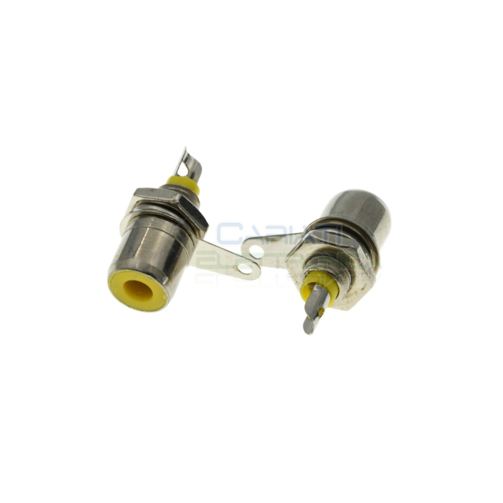 2 Pezzi Connettore presa RCA da pannello Giallo Gialla Generico