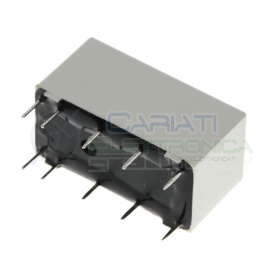 Relè Bistabile Hongfa HDF2/012-S-L2 DPDT Bobina 12V corrente max 2AHONGFA RELAY