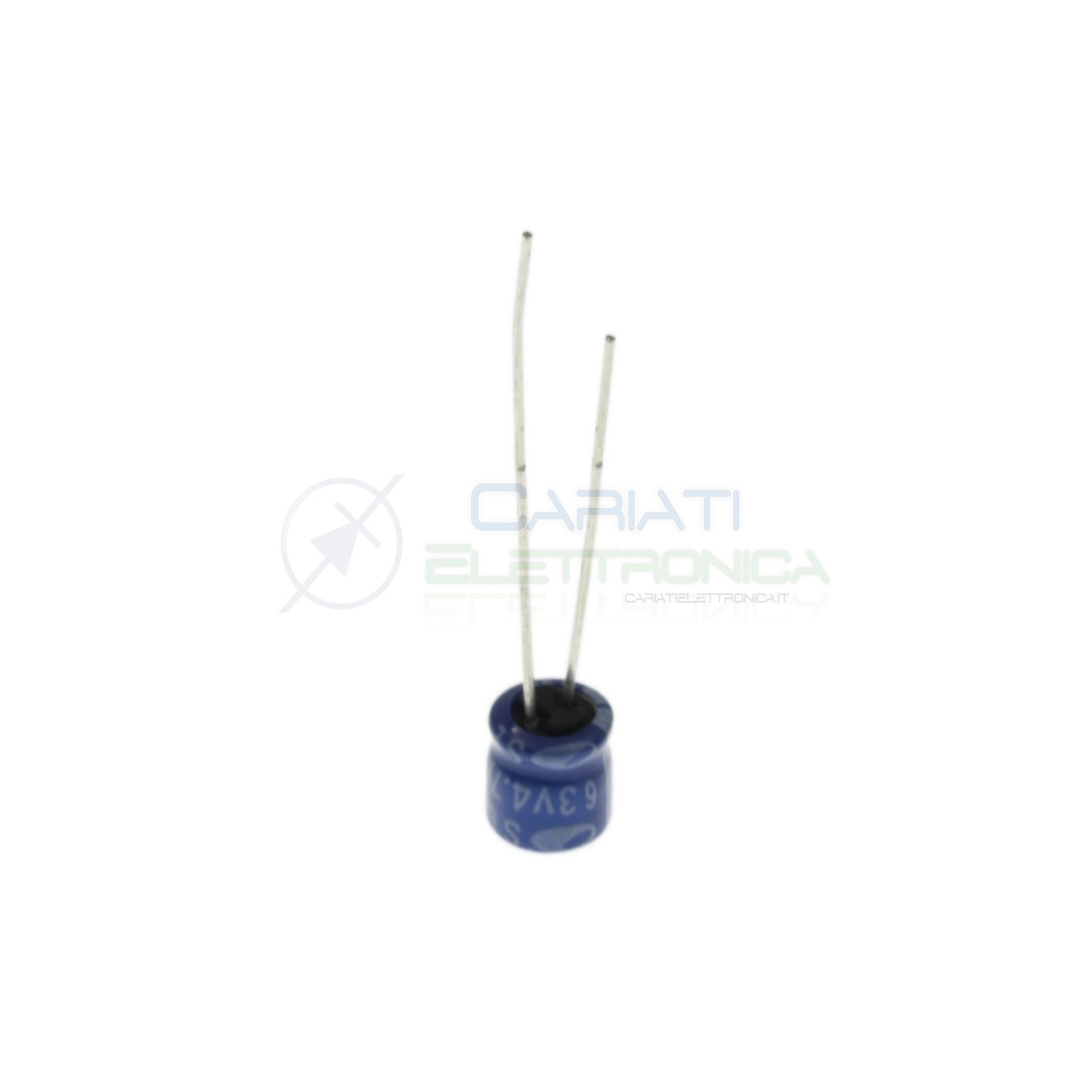 10 Pezzi Condensatore elettrolitico 4,7uF 63V 5x7mm 85°C SAMWHA 4,7 uF Samwha