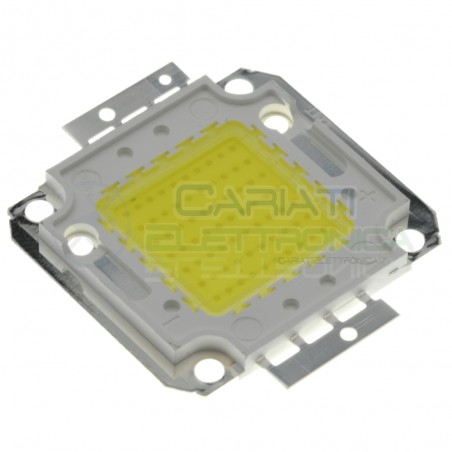 Chip power LED 70W Bianco Freddo 6000K alta Luminosità ricambio faroGenerico
