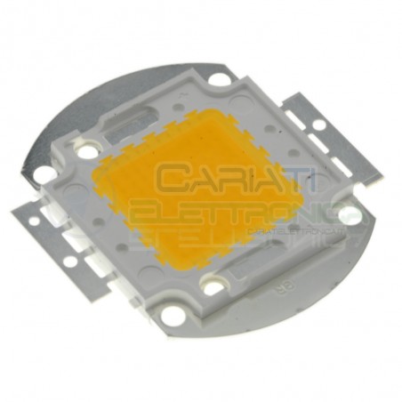 Chip power LED 100W Bianco Caldo 3000K alta Luminosità ricambio faroGenerico