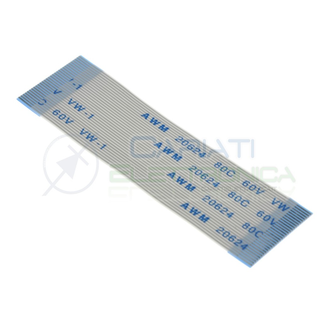 Cavo Piatto Awm 20624 80C 60 V VW-1 30 pin FFC flessibile 60 mm passo 0,5 mmGenerico