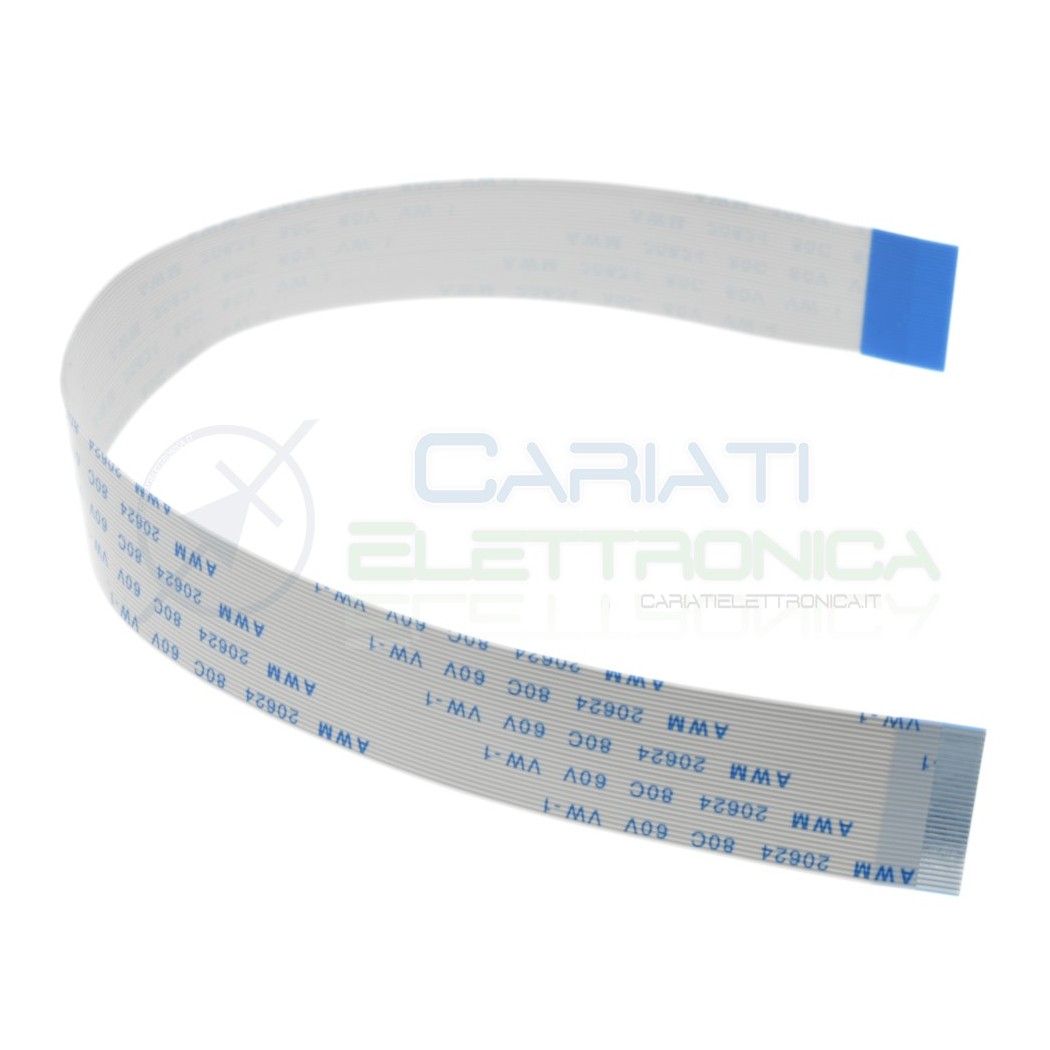 Cavo Piatto Awm 20624 80C 60 V VW-1 30 pin FFC flessibile 100 mm passo 0,5 mm Generico