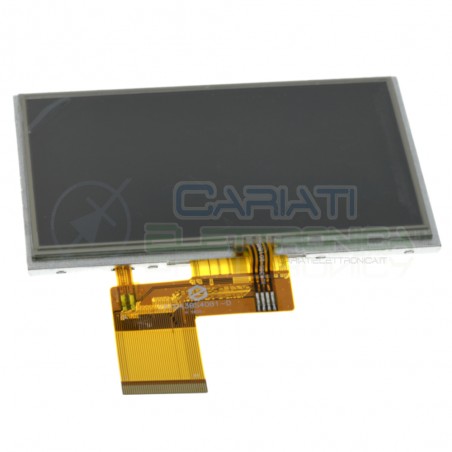 Display a colori TFT LCD 4.3" 4.3 pollici 4.3in 480x272 pixel con Touch 40 pin