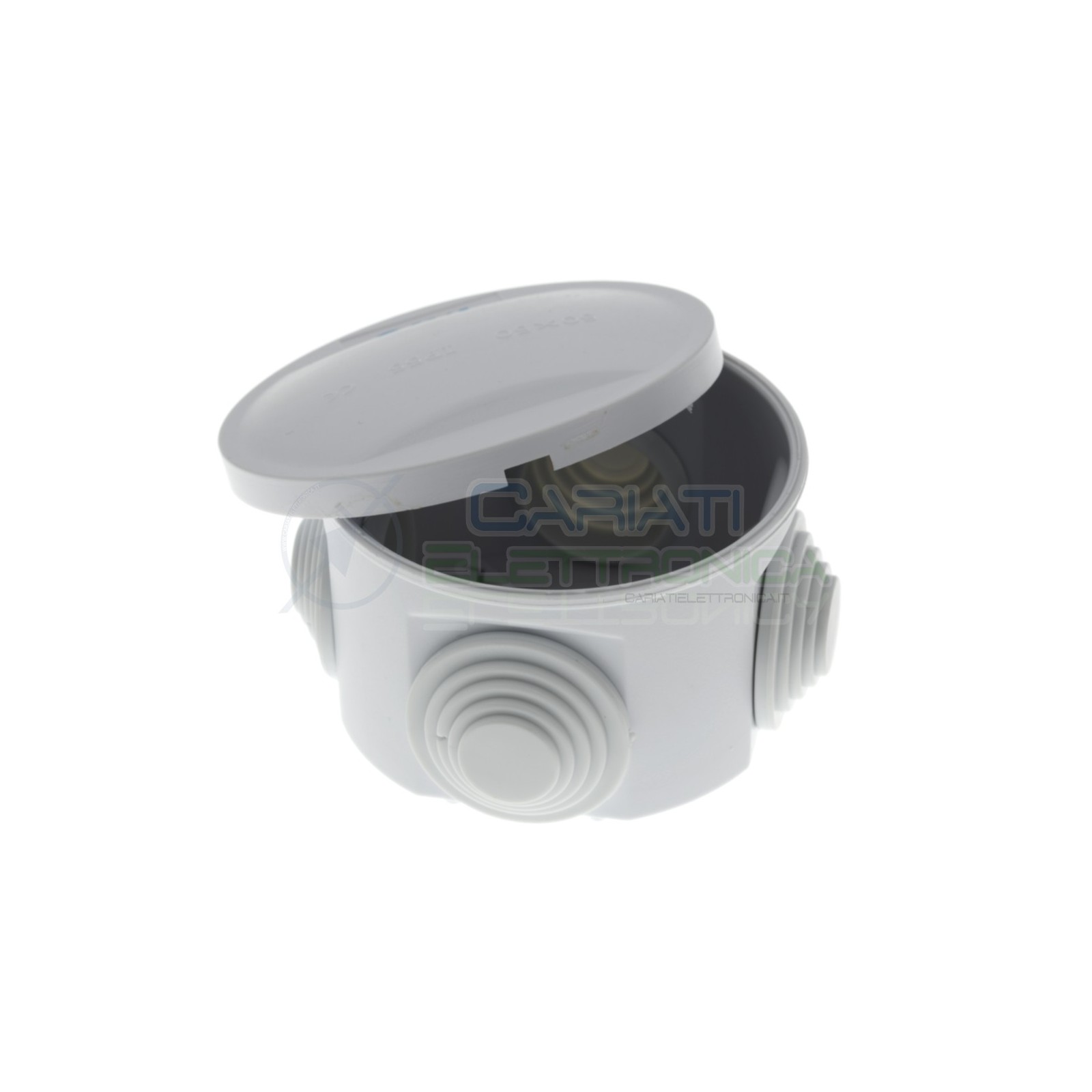 Scatola cassetta di derivazione 50x50mm con 4 fori passacavi ip55Generico