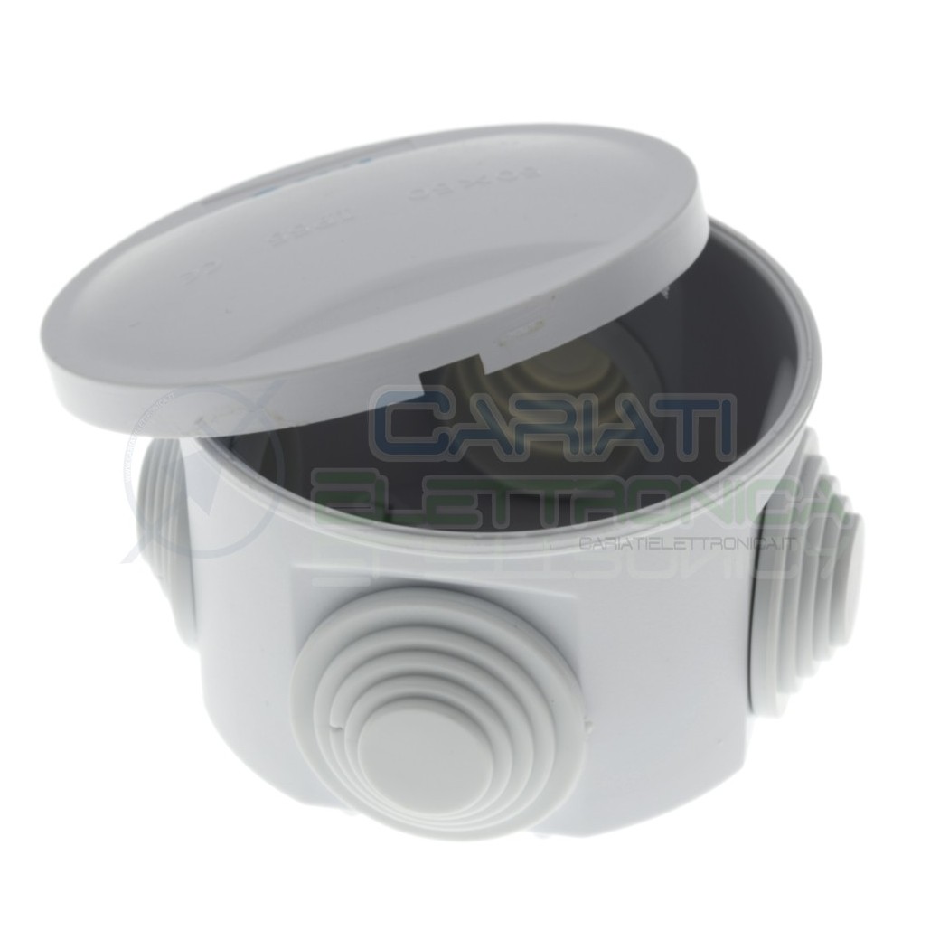 Scatola cassetta di derivazione 50x50mm con 4 fori passacavi ip55Generico