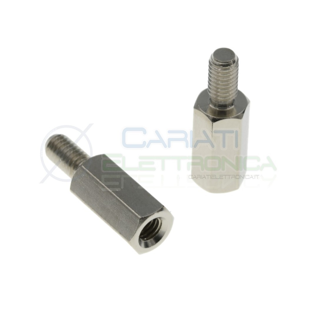 10 PEZZI Distanziale Metallo M/F M3 10mm Distanziali DistanziatoreGenerico